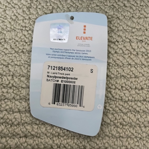 Vancouver 2010 Olympics Elevate Track Pants (NWT size S) - Picture 7 of 7